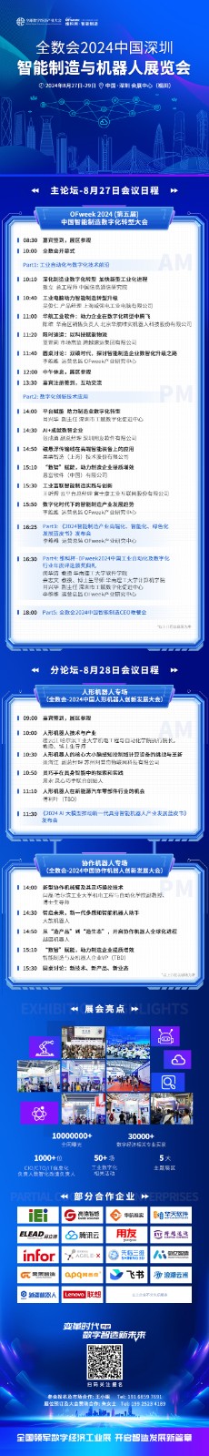 亮点抢先看！全数会2024中国深圳智能制造与机器人展威廉希尔WilliamHill览会重磅来袭(图3)