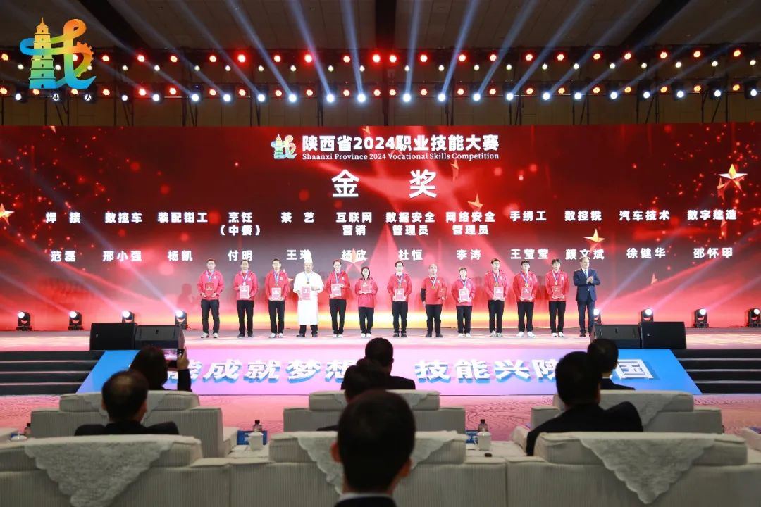 【技能大赛】陕西省2024职业技能大赛圆满闭幕(图1)