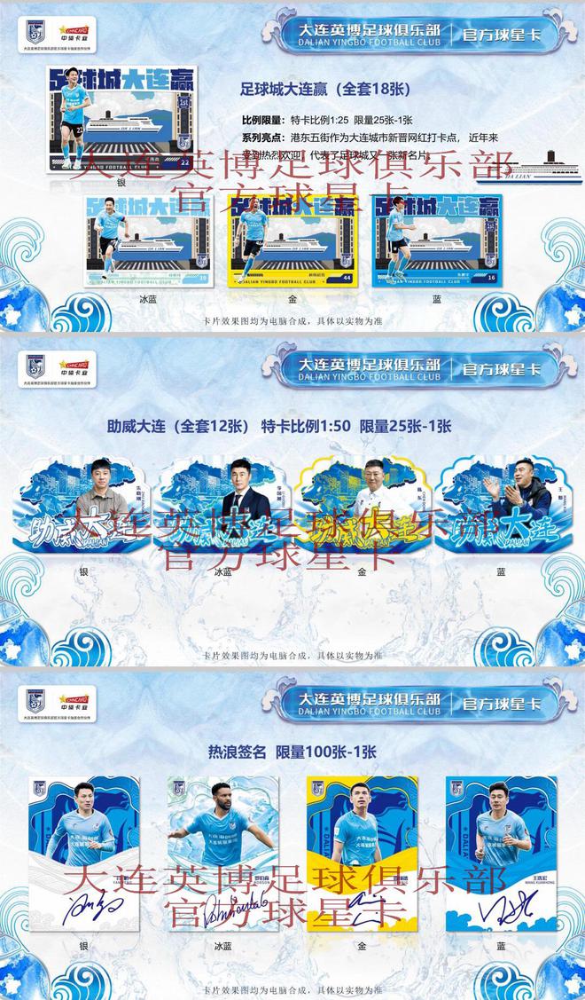 大连英博足球俱乐部球星卡上市时间初WilliamHill定附简单介绍和玩法(图5)