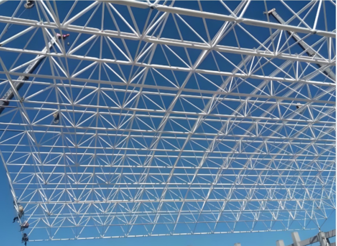 2026年网架厂家实力推荐：管桁威廉希尔WilliamHill架球形网架螺栓球焊接球煤棚收费站场馆精选结构工程优质品牌！(图1)